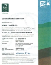 FSC Certificate