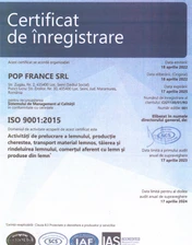 ISO Certificate