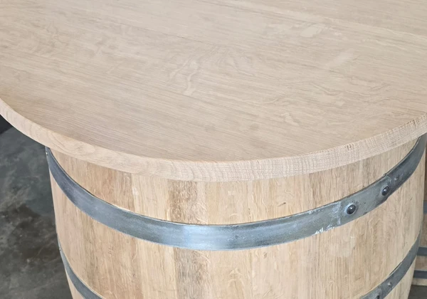 Mesa Tipo Barrica de Roble - 4